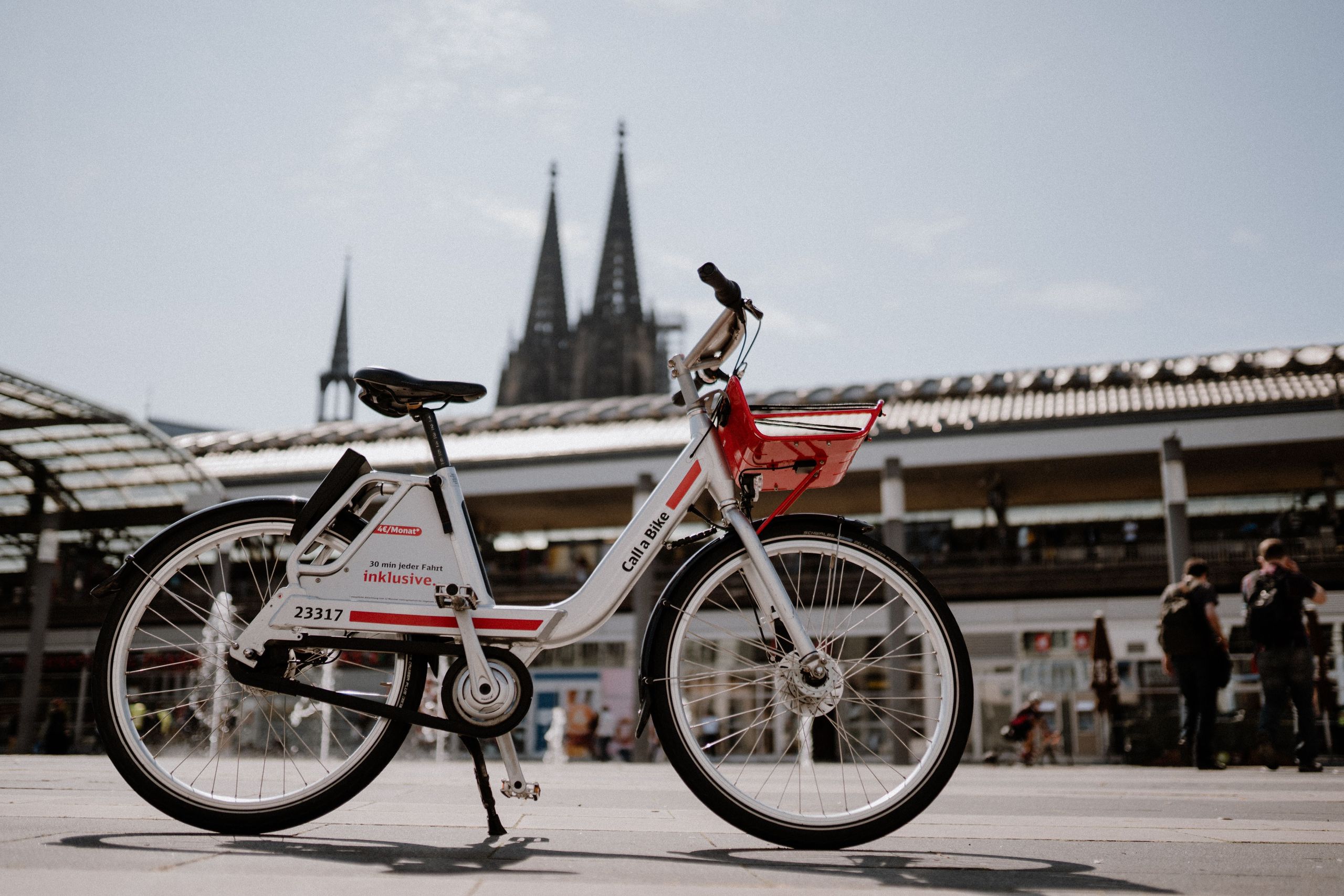 Call a Bike bicycle at Cologne Central Station